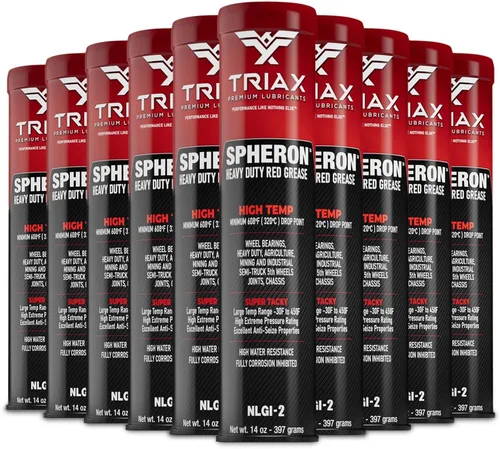 TRIAX Spheron Grease NLGI-2 Complejo de litio, alta temperatura, súper resistente, ultra pegajoso, EP, resistente al agua, para quinta rueda,