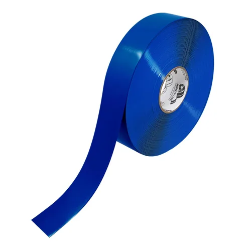 Mighty Line 2RB - Cinta de suelo de 2 pulgadas por 100 pies, color azul