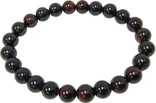 Miniatura 669 de Gem Avenue Handmade Round Bead Stretch Bracelet Unisex Natural Stone Beaded Jewelry for Men & Women, Elastic Wristband for Daily Wear