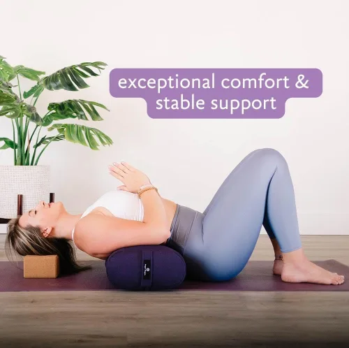 Miniatura 4 de Hugger Mugger Soporte estándar para yoga - Firme, de apoyo, hecho a mano, duradero Aguamarina