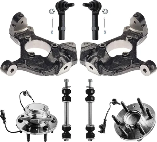 Miniatura 108 de Detroit Axle - Kit de nudillos delanteros e izquierdos RWD para Chevrolet GMC Silverado Suburban Sierra 1500 Avalanche Tahoe Yukon Cadillac Escalade