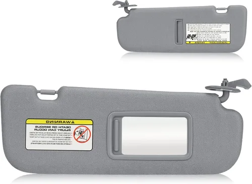 Miniatura 10 de Visera solar para Hyundai Elantra 2011-2015 (no compatible con el modelo GT), repuesto de parasol beige para lado izquierdo del conductor