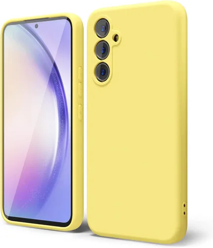 Miniatura 207 de oakxco Funda para teléfono Samsung Galaxy A12 con agarre de silicona líquida, linda delgada fina suave cubierta de gel de goma TPU lisa para mujeres