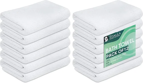 Miniatura 14 de Paquete de 6 toallas de baño negras (paquete de 6, 30 pulgadas de ancho x 60 pulgadas de largo, 30 pulgadas de ancho x 60 pulgadas de largo), toalla