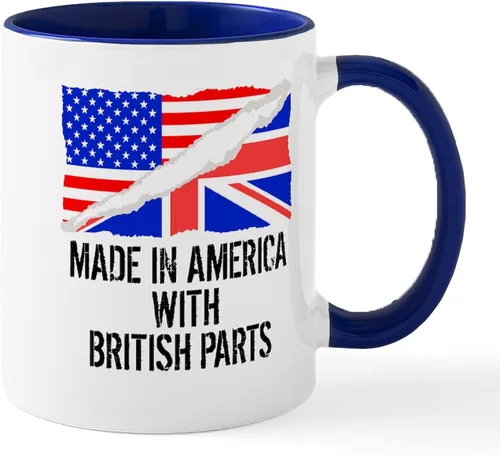 Miniatura 16 de CafePress British American Translations Taza de café de cerámica (11 oz)
