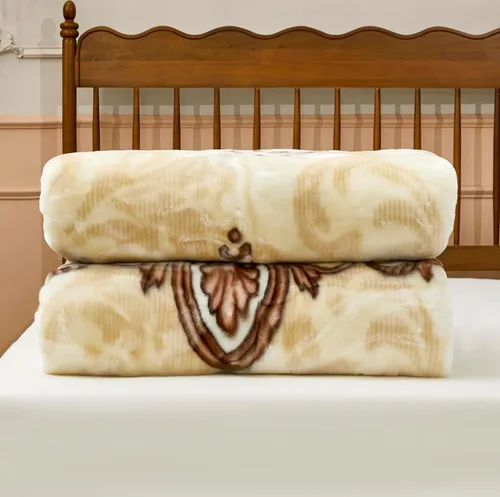 Miniatura 7 de LGYKUMEG Manta de forro polar pesada y cálida, tamaño Queen de 79 x 91 pulgadas, manta de visón coreano súper suave y cálida, manta reversible