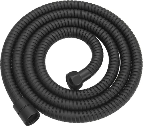 Miniatura 12 de RUMOSE Manguera de ducha de 69 pulgadas, manguera de extensión de cabezal de ducha de acero inoxidable extra larga, accesorio de tubo de ducha Negro