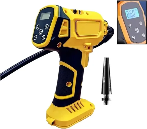 Miniatura 2 de Compatible con compresor de aire de batería DeWALT, inflador automático de neumáticos, bomba eléctrica inalámbrica con medidor de presión digital