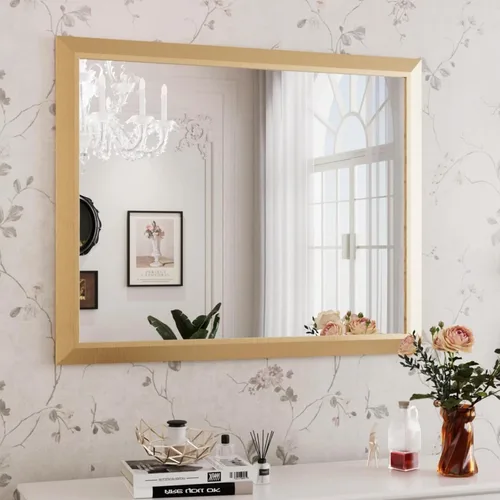 Miniatura 87 de Amorho Espejo de Baño Negro, Espejos de Pared de 24x30 Pulgadas con Marco de Metal Grueso para Sobre el Fregadero, Dormitorio, Sala de Estar