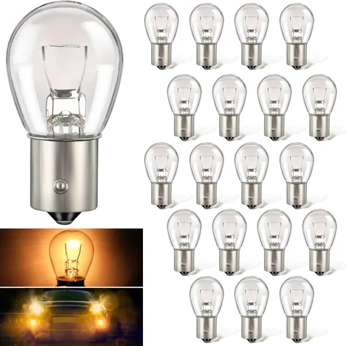 Miniatura 8 de Meonum Paquete de 10 bombillas 1156, S25 P21W, 7506 1141 1156LL 1141LL 1295, repuesto de luz de freno automotriz para automóviles, caravanas