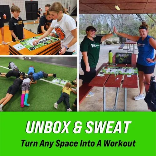 Miniatura 3 de BoardGains Pro - Juego de mesa de fitness Maestros, entrenadores y padres de PE Uso para entrenamientos grupales, ejercicio en casa y educación