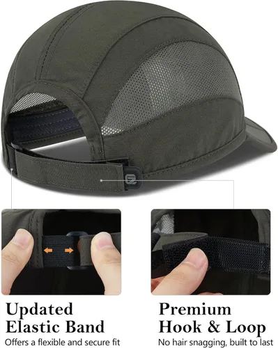 Miniatura 3 de GADIEMKENSD Sombrero de correr al aire libre malla transpirable 2PACK