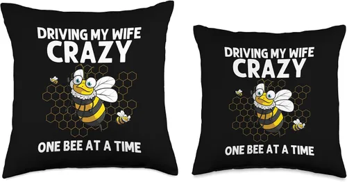 Miniatura 3 de Bee Gift Bumble Bee Lover Accessories And Stuff Divertido arte de abejorro para hombres, abuelo, apicultor, amante de abejas, 16 x 16 pulgadas