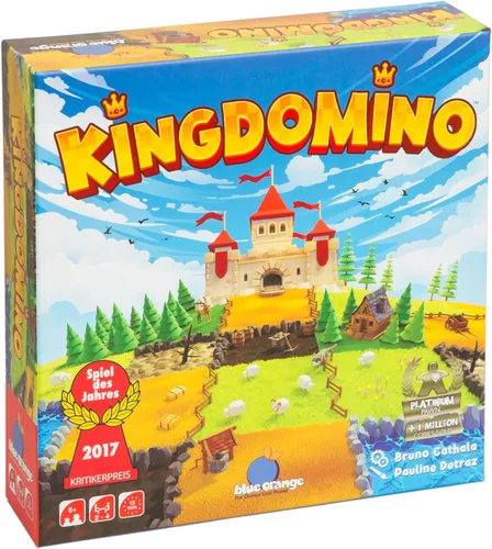 Miniatura 5 de Juego de mesa Queendomino de Blue Orange Games - Juego de mesa de estrategia familiar o para adultos para 2 a 4 jugadores. Recomendado para mayores