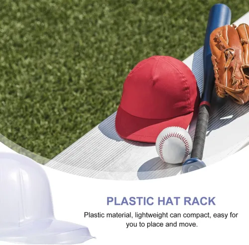 Miniatura 2 de Garneck Soporte de escritorio 12 piezas de plástico para sombrero, insertos de gorras de béisbol, forro de sombrero de Snapback, soporte