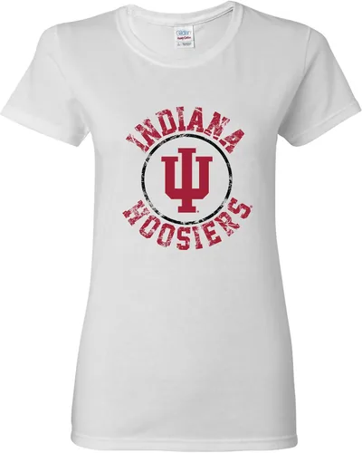 Miniatura 8 de NCAA - Camiseta para mujer, diseño de círculo envejecido, color del equipo, universidad