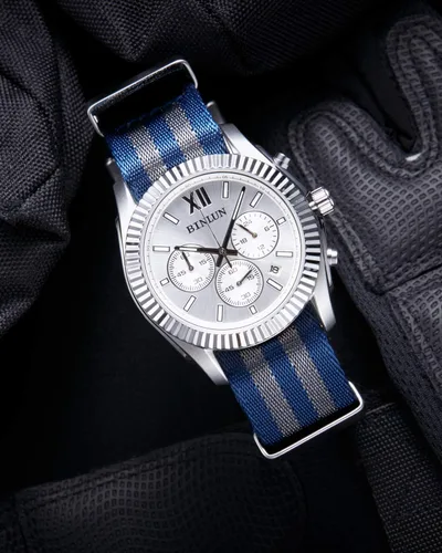 Miniatura 5 de Correas de reloj de repuesto de nailon balístico de alta calidad de NATO G10, con hebilla de acero inoxidable, para hombres y mujeres, 0.709