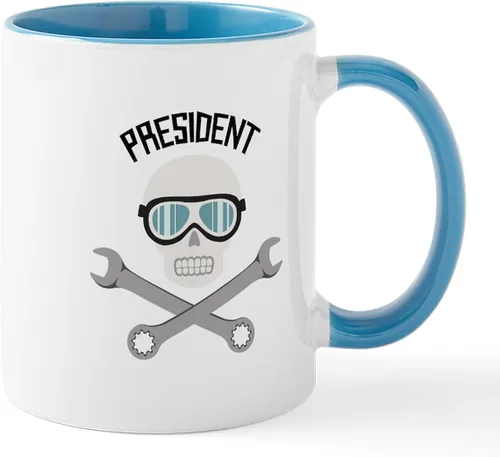 Miniatura 26 de CafePress MR. PRESIDENT - Taza de café de cerámica (11.0 fl oz)