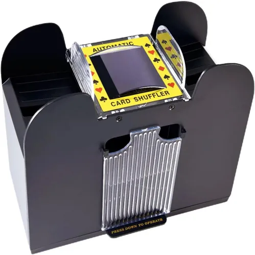 Barajador automático de tarjetas, máquina distribuidora de tarjetas con pilas, Barajador de tarjetas de casino eléctrico para UNO, Blackjack, Texas