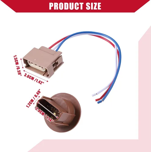 Miniatura 5 de No.2U5Z13411SA - Soporte para lámpara trasera y de coche con arnés de cable para Ford F-150 2004-2017, conector de señal de luz, plástico, 1 unidad