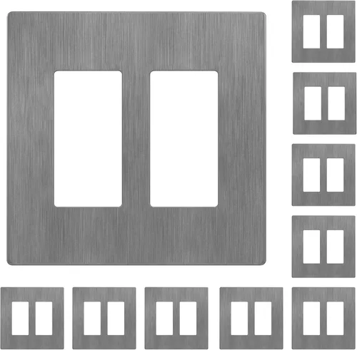 Miniatura 16 de LIDER Placa de pared decorativa sin tornillos para interruptor, resistente a los impactos, plexiglás de acrílico espejado, renovación moderna