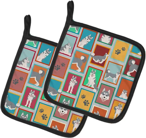 Miniatura 23 de Caroline's Treasures MLM1149PTHD - Juego de soportes para ollas de cocina resistentes al calor, almohadillas calientes para horno para cocinar