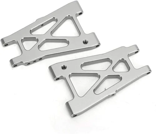 Tbest Brazo de suspensión CNC RC, 2 piezas de aleación de aluminio trasera inferior suspensión accesorios para 4WD Optima 1/10 RC Off-Road Vehículo