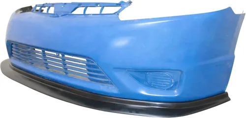 Miniatura 3 de IKON MOTORSPORTS, 2007 - Borde delantero compatible con Honda Civic Coupe 2006-2008, estilo Ikon DP, sin pintar, de poliuretano negro