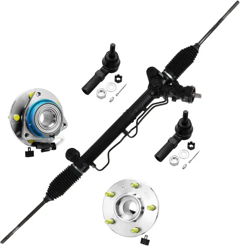Miniatura 106 de Detroit Axle - Kit de nudillos de dirección delantera izquierda para Ford Edge Lincoln MKX 07-10, cojinete de rueda del lado del conductor, nudillo