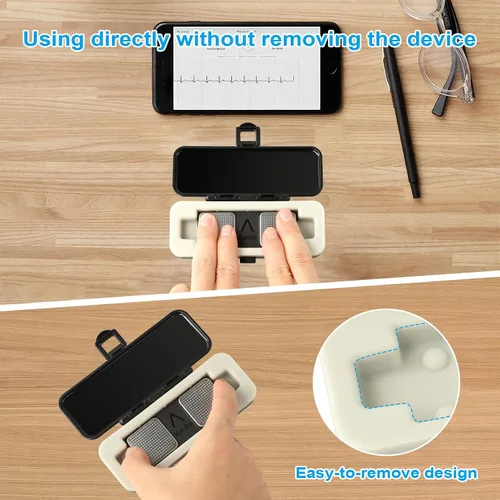 Miniatura 3 de iGuerburn Funda rígida para monitor KardiaMobile ECG, funda para monitor de corazón móvil Kardia, segura de transportar y proporciona una protección