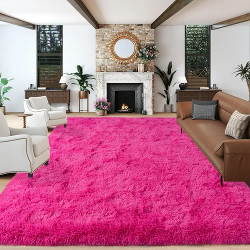Miniatura 120 de Dssimo - Alfombra superesponjosa para la habitación, alfombra de área moderna, pequeña, suave y acogedora de felpa para niños, niñas y adolescentes