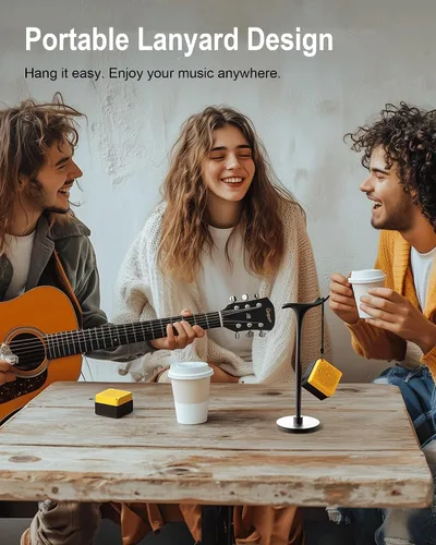 Miniatura 4 de Altavoces Bluetooth portátiles, IPX6 impermeable inalámbrico para exteriores pequeño altavoz con 24 horas de reproducción, graves estéreo HD