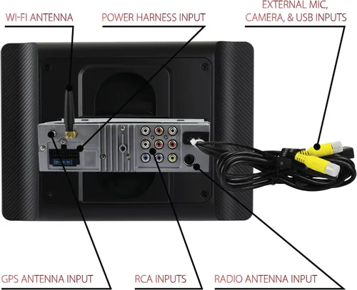 Miniatura 14 de Dual Electronics DCPA81W 8-pulgadas Certificado Apple CarPlay Android Auto Con Cable o Inalámbrico Radio Estéreo de Coche Pantalla Táctil Single