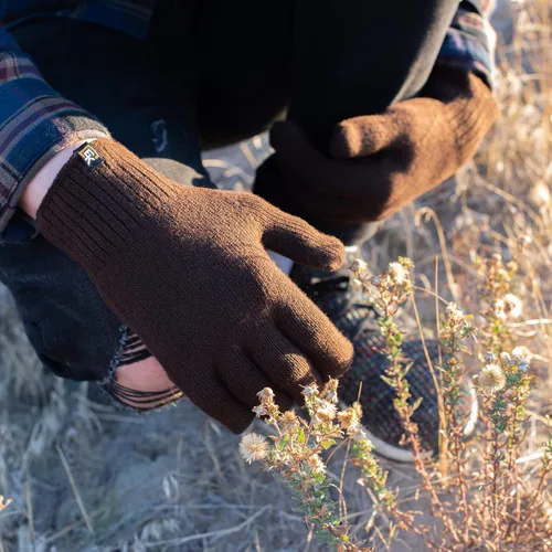 Miniatura 2 de Evolution Knitwear Guantes de punto, Superfine Baby Alpaca, Hombre