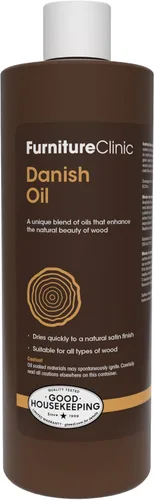 Miniatura 9 de Furniture Clinic Danish Oil Cuidado de madera para muebles de madera interiores y exteriores, roble, pino, teca, imprimación, sello y acabado