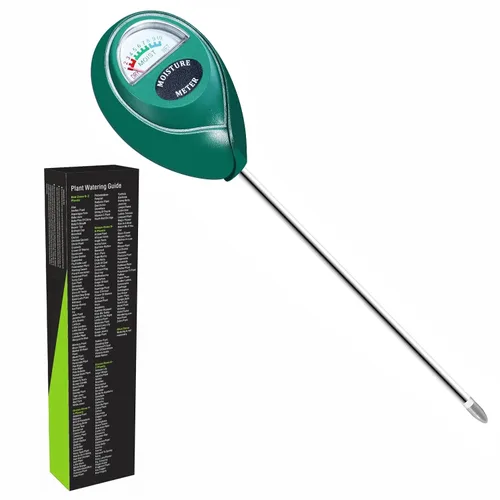 Miniatura 7 de XLUX Medidor de humedad del suelo, monitor de agua, higrómetro para jardinería, agricultura, plantas, no requiere baterías, paquete de 2 Verde 2