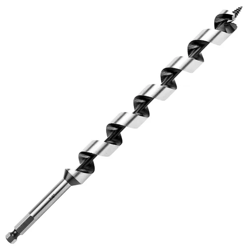 Miniatura 29 de Broca de taladro de 1-1/2 pulgadas x 9 pulgadas para madera, vástago hexagonal de 1-1/2 pulgadas, broca larga para madera suave y dura, plástico