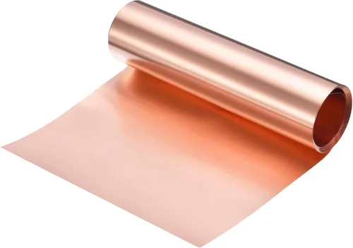Miniatura 10 de uxcell Rollo de lámina de cobre de 78.740 in x 0.394 in x 0.001 in, 99.9% de tira de cobre puro de cobre intermitente placa de lámina de metal