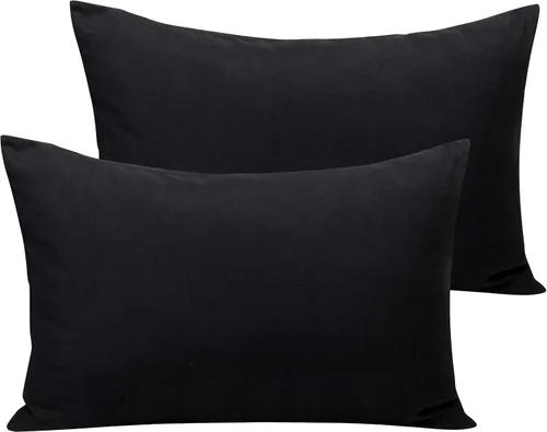 Miniatura 18 de NTBAY Fundas de almohada de microfibra para niños pequeños con cierre de sobre, paquete de 2 fundas de almohada 100% de microfibra cepillada, súper
