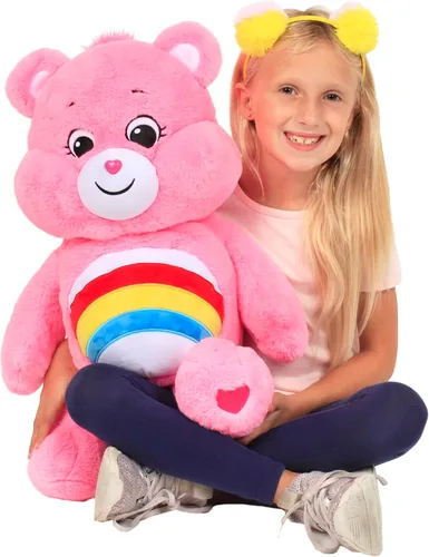 Miniatura 5 de Care Bears - Peluche gigante de 23.6 in, bonito juguete de peluche coleccionable, oso de peluche gigante, juguetes suaves para niñas y niños