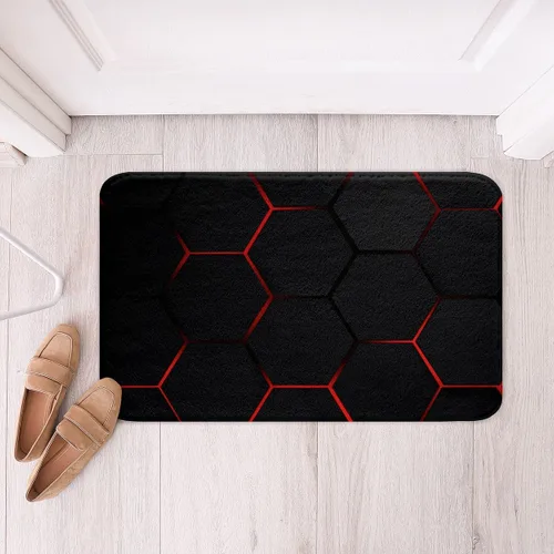 Miniatura 29 de Feelyou Tapetes de baño estampados, con patrón de sombrero occidental, para niños y niños, vaquera rosa, para ducha, accesorios de baño abstractos