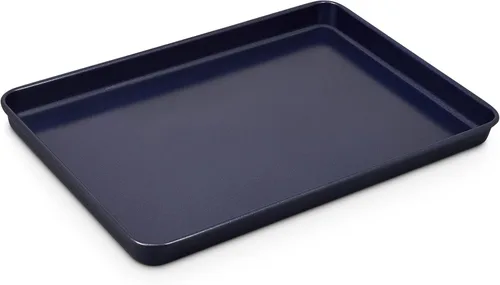 Miniatura 18 de Zyliss E980197 - Lata antiadherente de base suelta 9.8 in/10 pulgadas Acero al carbono Azul oscuro Lata para pasteles, molde