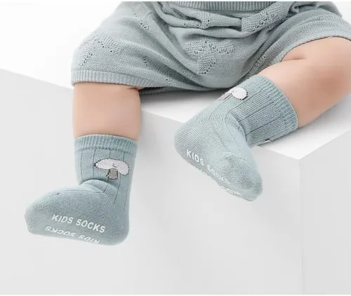 Miniatura 3 de QandSweet - Calcetines de algodón peinado para bebés recién nacidos y niños pequeños