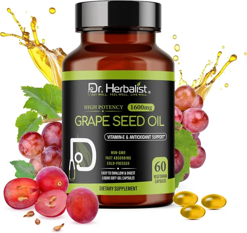 Miniatura 17 de Dr. HERBALIST Cápsulas de aceite de semilla negra de 1600 mg - Aceite de semilla de comino negro prensado en frío, Nigella Sativa - 60 cápsulas