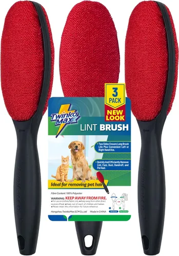 Miniatura 7 de Twinko Max Cepillo de pelusa, removedor de pelusas, removedor de pelo de mascotas, cepillo para ropa, cepillo mágico para quitar pelusas, cepillo