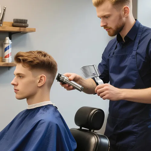 Miniatura 2 de Juego de peines profesionales Blend Friend Fade en color negro para barbero, peines profesionales para hombres y niños, herramientas de corte