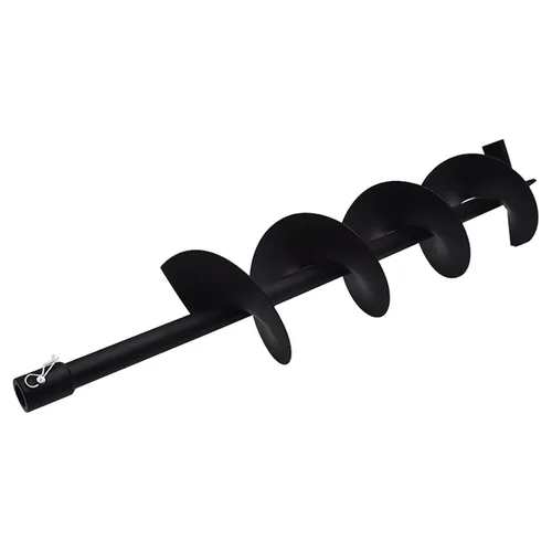 Miniatura 7 de Broca de taladro de 6 pulgadas con eje de 3/4 pulgadas, broca de jardín para plantación, broca de taladro de jardín, broca de poste con agujero