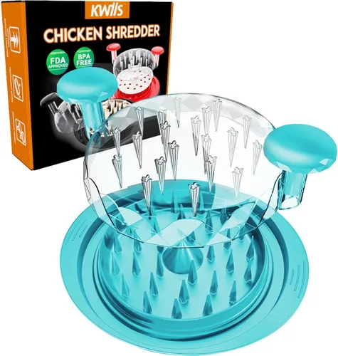Miniatura 12 de Herramienta trituradora de pollo Twist, trituradora grande de pollo de 11" resistente con placa, molinillos de carne, máquina de gadgets, libre