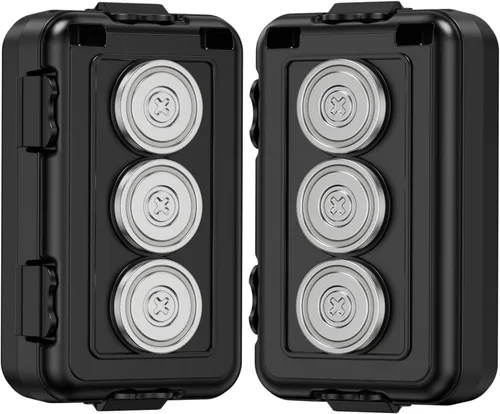 Miniatura 9 de Caja magnética para llaves oculta, almacenamiento magnético para llaves debajo del automóvil, caja de llaves oculta impermeable para exteriores