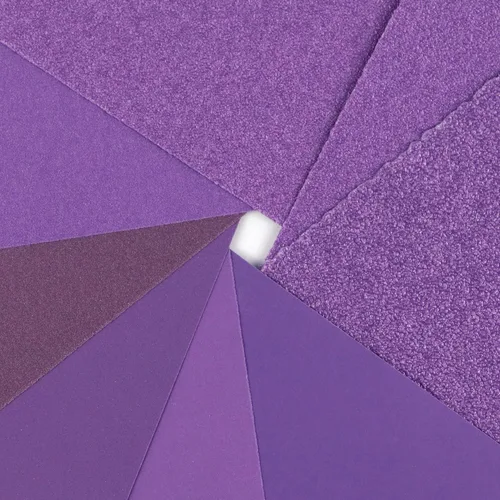 Miniatura 4 de Papel de lija de grano 80, 20 unidades, hojas de lija en seco y húmedo de 9 x 11 pulgadas, papel de arena abrasivo de alúmina púrpura para madera